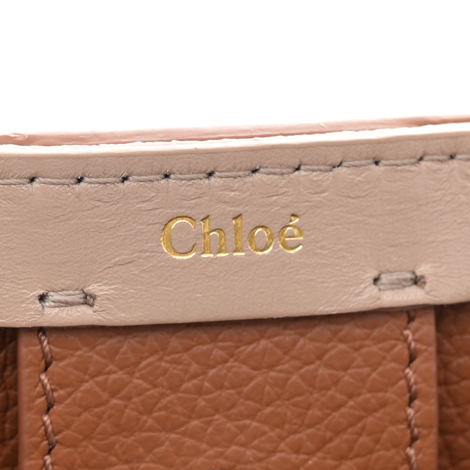 Chloe Calfskin Medium East West Sense Tote Tan 6 of 10