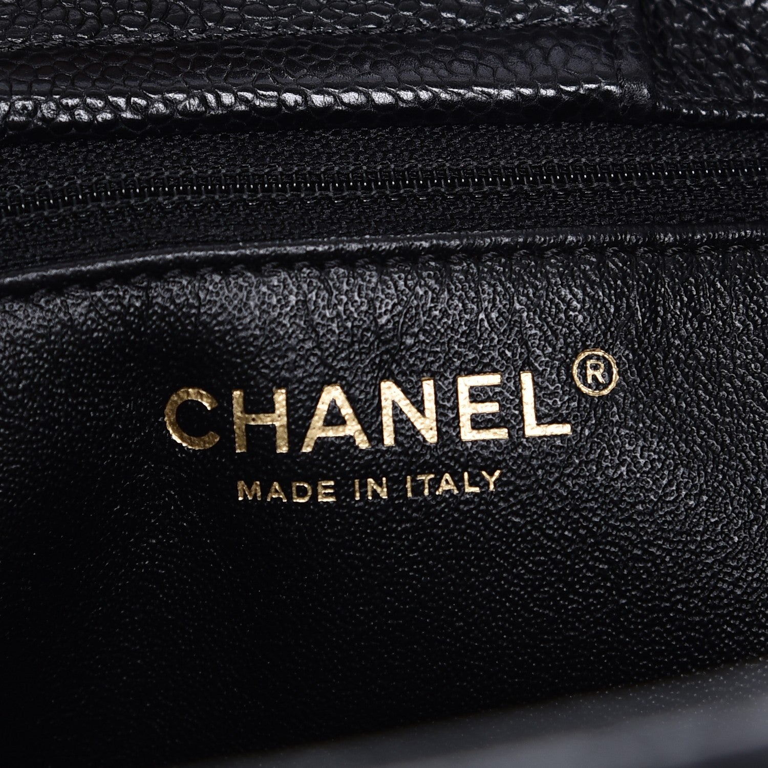 Chanel Crumpled Grained Calfskin Quilted Tote Black 6 of 7