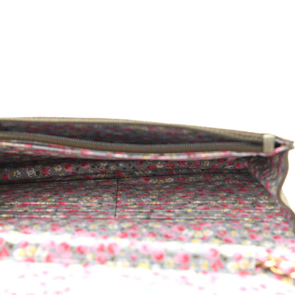 Chanel Canvas Quilted Coco Cuba Charms Wallet On Chain WOC Khaki 5 of 10