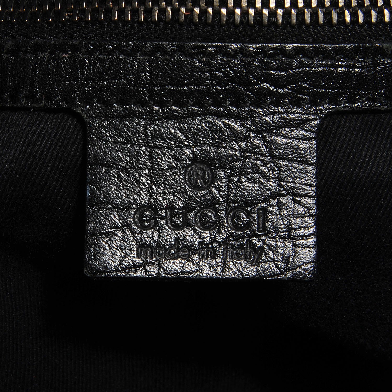 Gucci Monogram Large Horsebit Chain Hobo Black 6 of 7