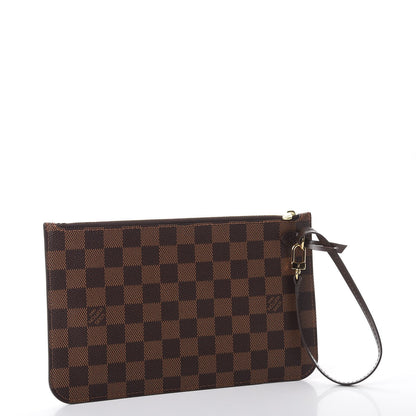 Louis Vuitton Damier Ebene Neverfull MM GM Pochette 3 of 7
