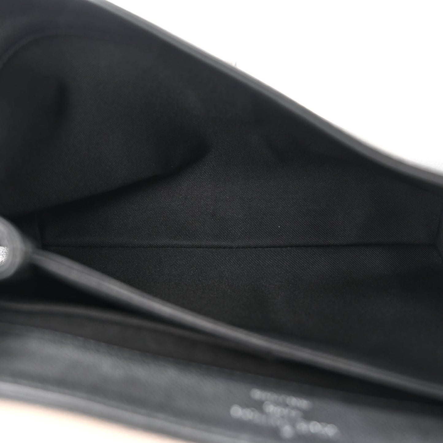 Calfskin Mechanical Flowers Lockme II Black Vanille