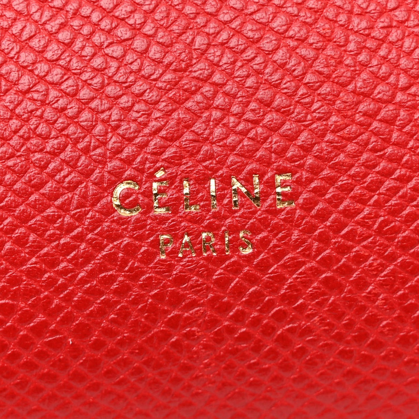 Baby Grained Calfskin Micro Belt Bag Coquelicot