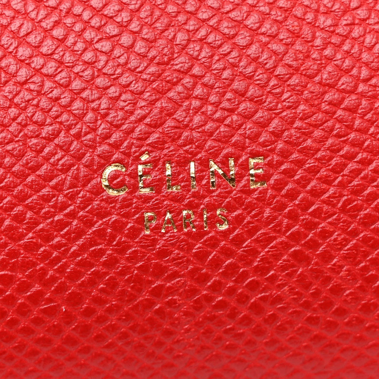 Celine Baby Grained Calfskin Micro Belt Bag Coquelicot 6 of 10