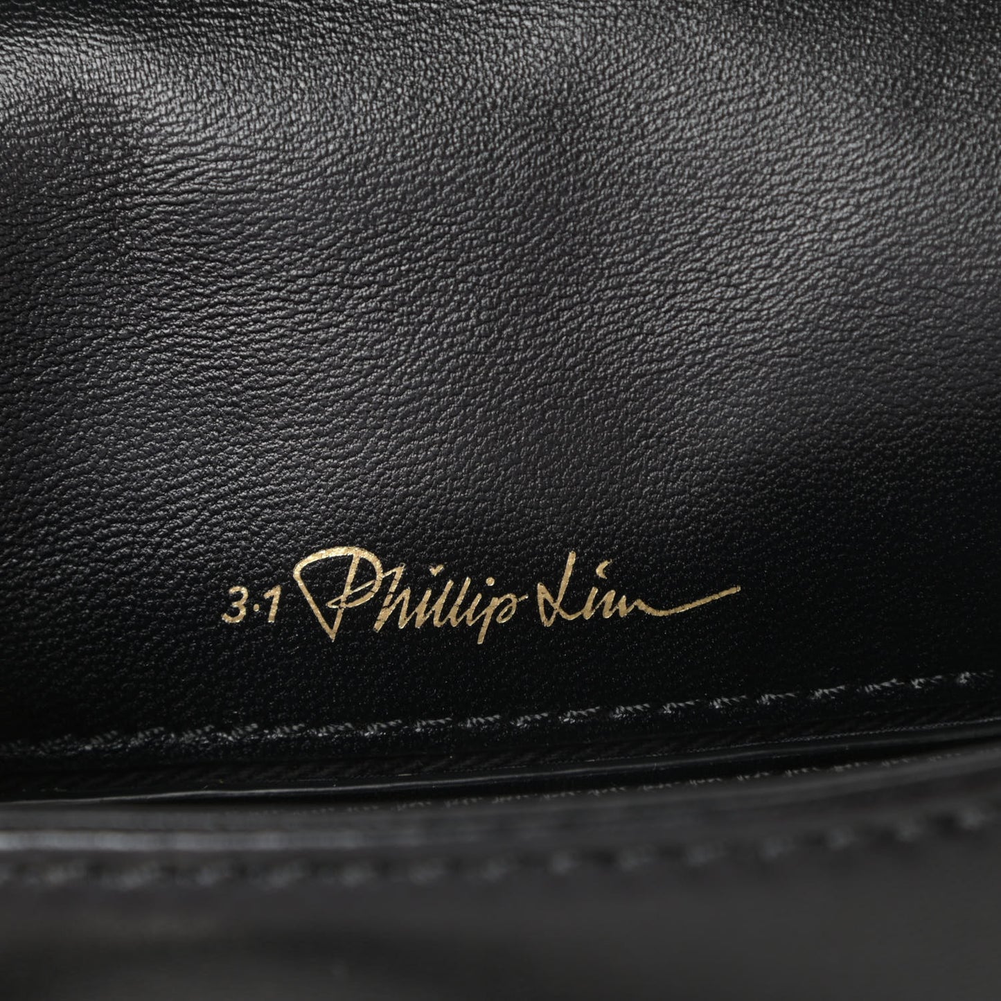 Calfskin Alix Soft Flap Clutch Black