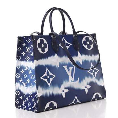 Louis Vuitton Monogram Escale Onthego GM Blue 4 of 11