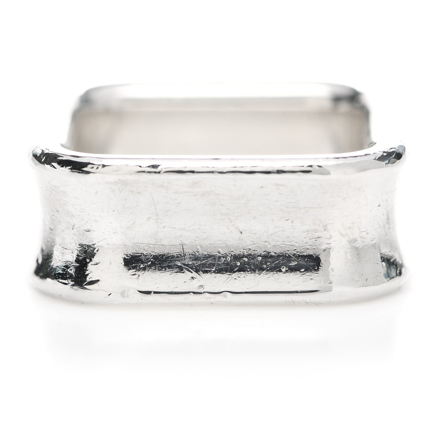 Sterling Silver 1837 Square Ring 52 6