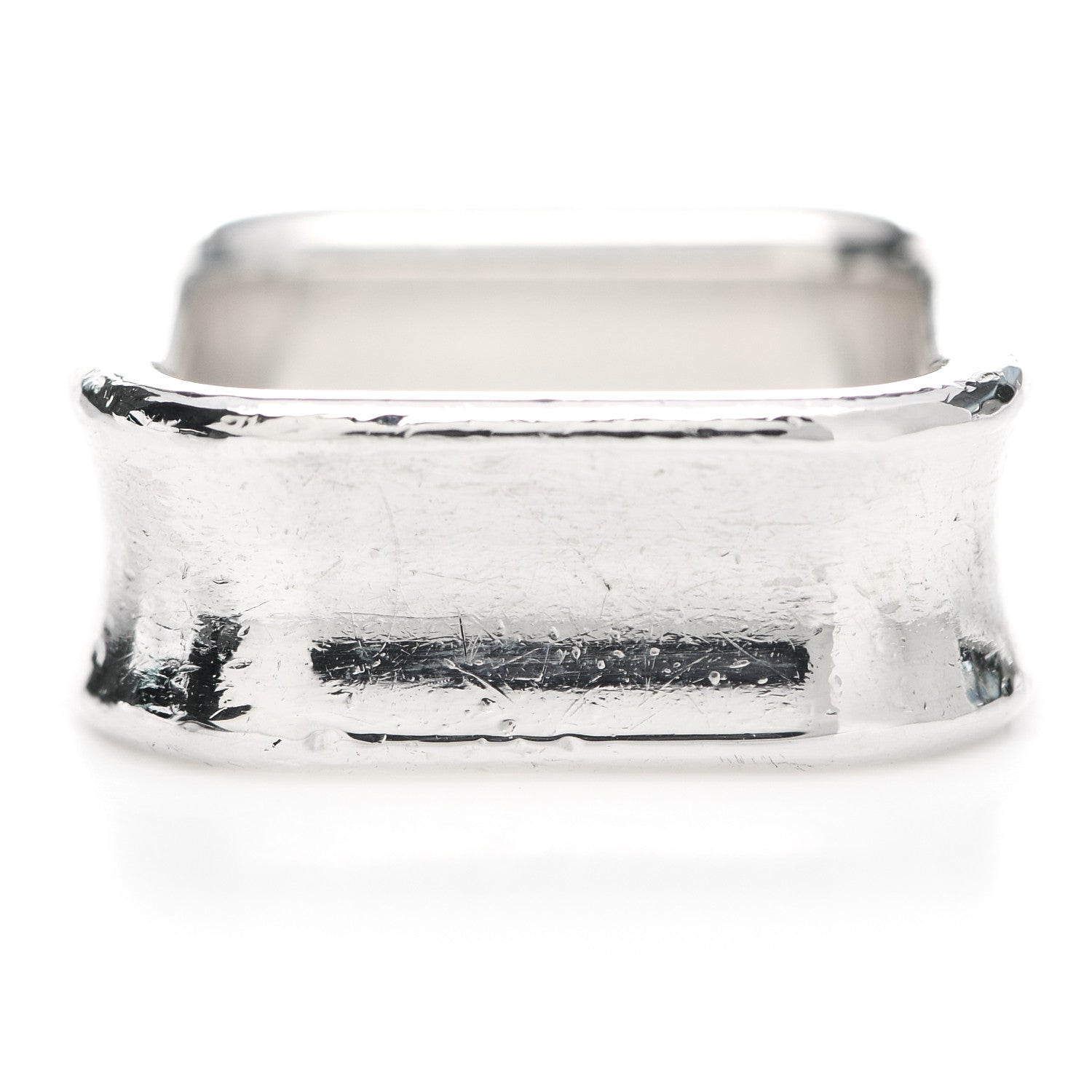 Tiffany Sterling Silver 1837 Square Ring 52 6 5 of 6