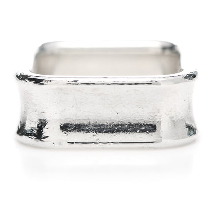 Tiffany Sterling Silver 1837 Square Ring 52 6 5 of 6