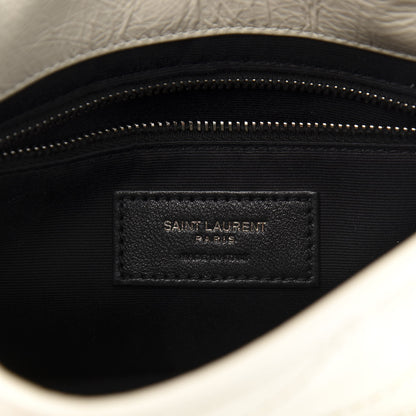 Saint Laurent Crinkled Calfskin Matelasse Monogram Niki Chain Wallet Crema Soft 6 of 10