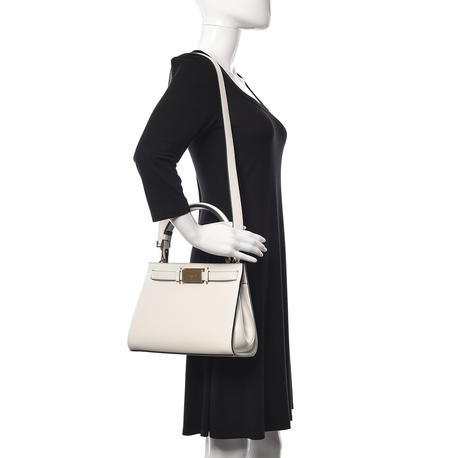 Givenchy Calfskin Small Bespoke Shoulder Bag White 2 of 9