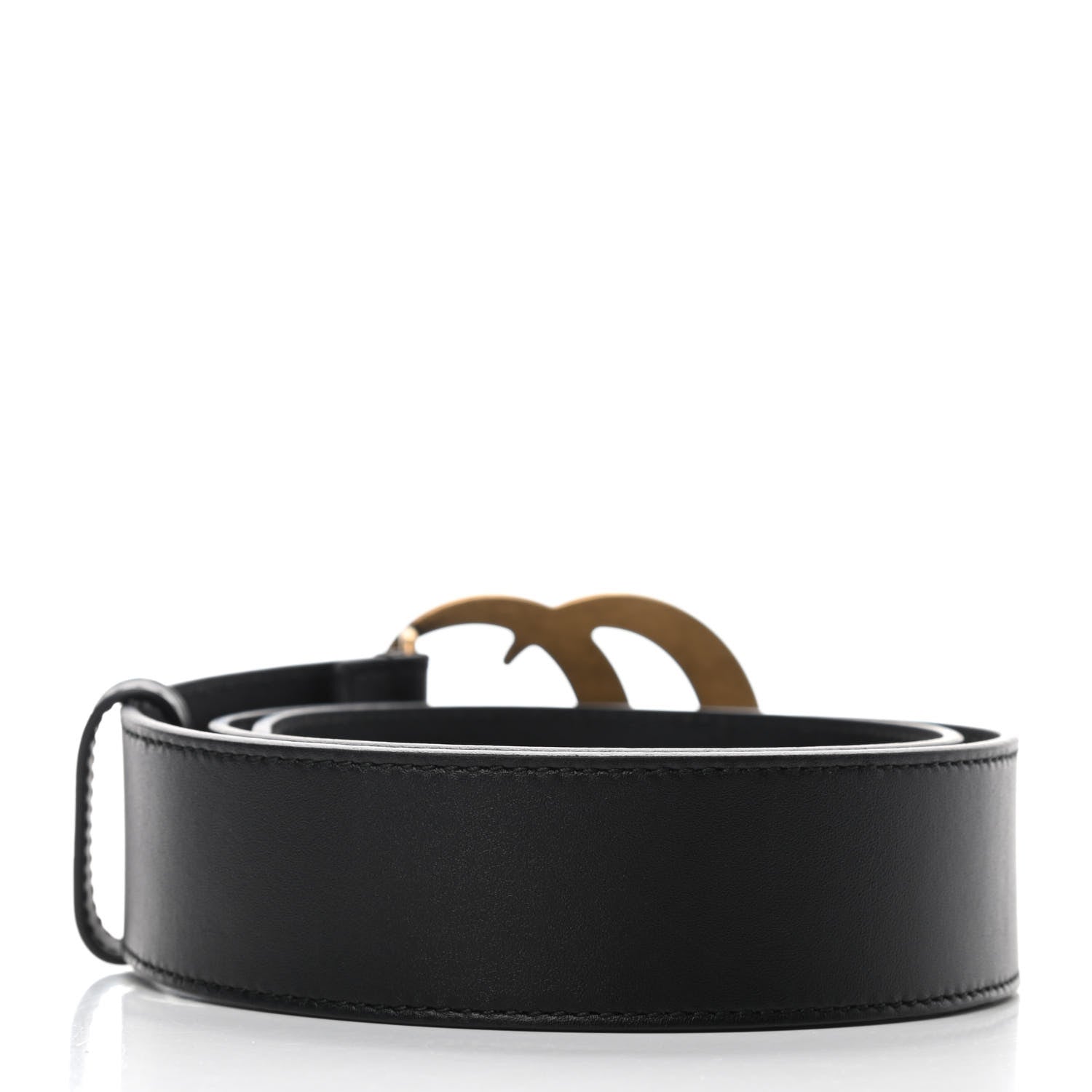 Gucci Calfskin Double G 40mm Belt 80 32 Black 2 of 6