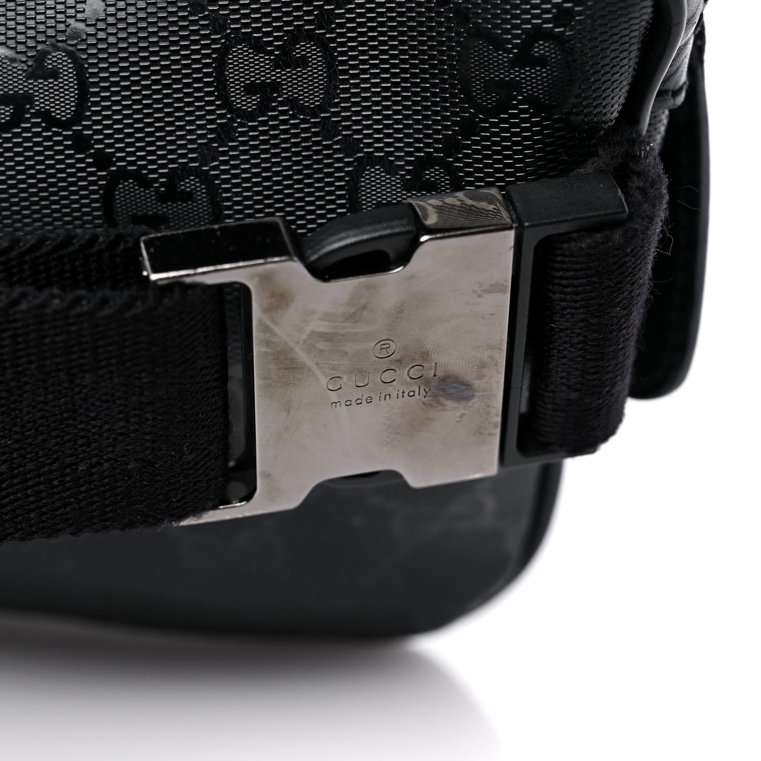 Gucci Imprime Monogram Belt Bag Black 10 of 10