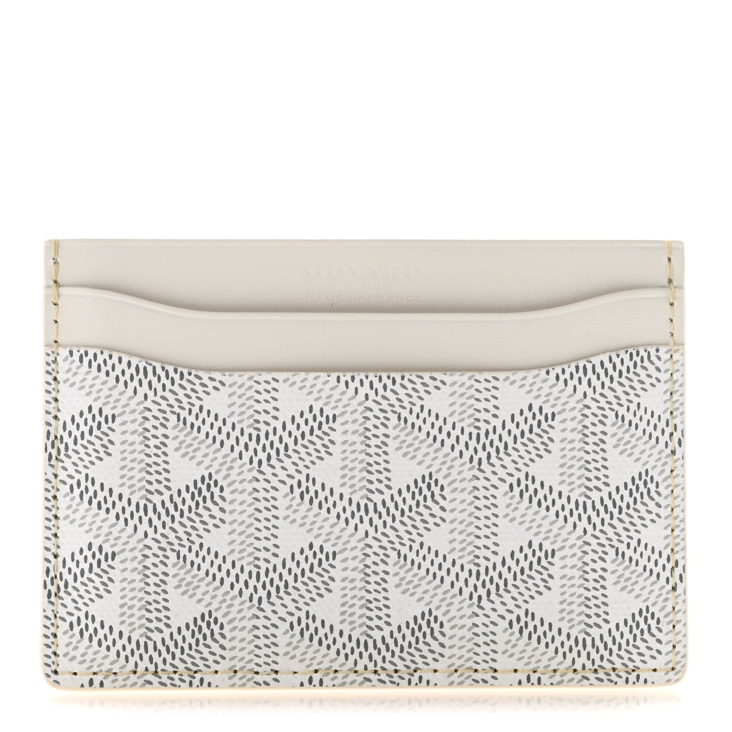 Goyard Goyardine Saint Sulpice Card Holder White 1 of 8