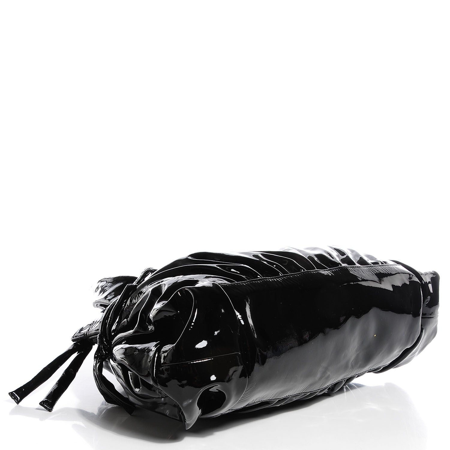 Gucci Patent Medium Hysteria Top Handle Bag Black 4 of 7