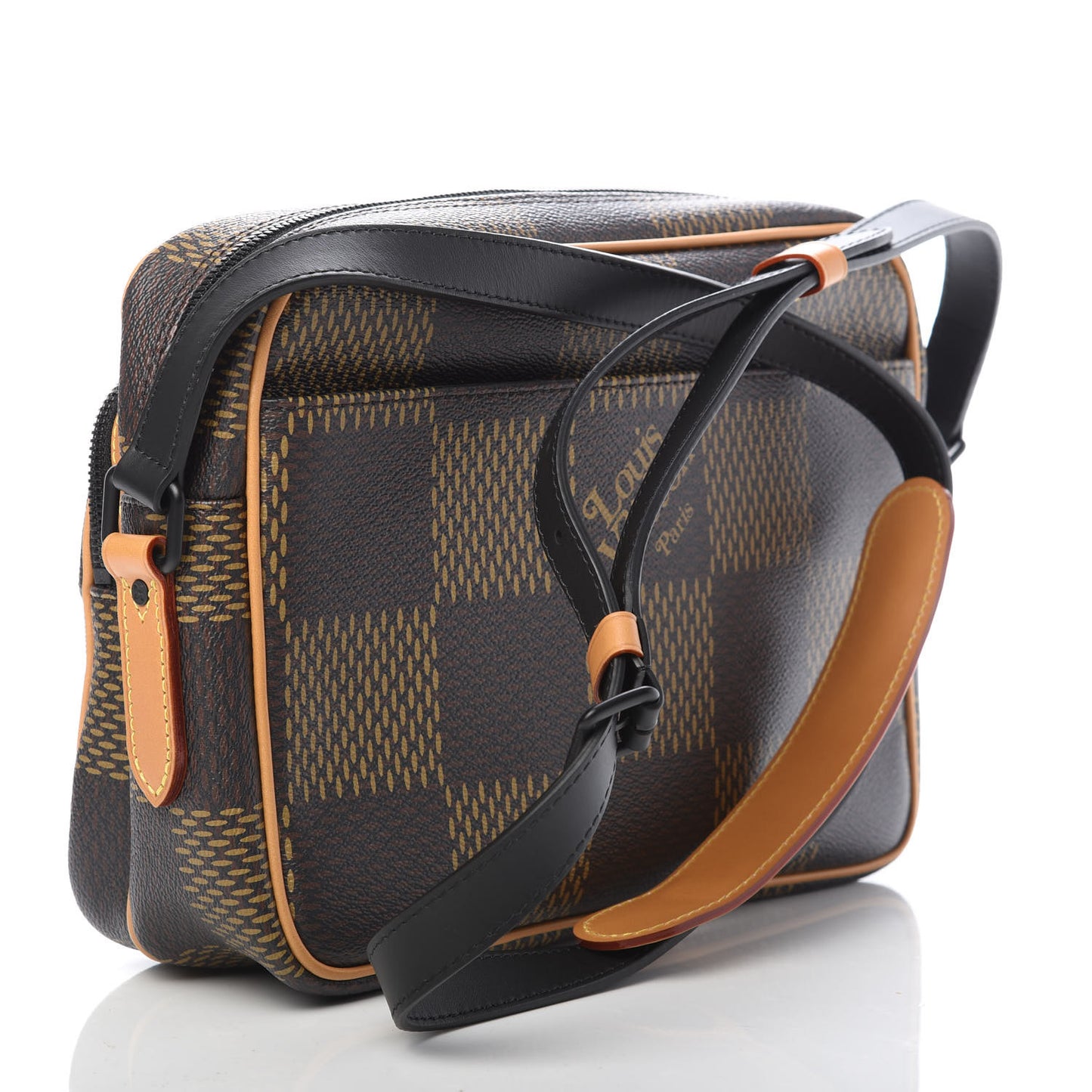 X NIGO Giant Damier Ebene Monogram Nil Messenger