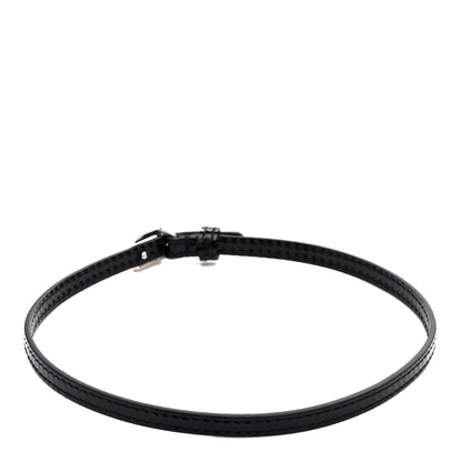 Gucci Patent Crystal G Buckle Choker Black 4 of 5