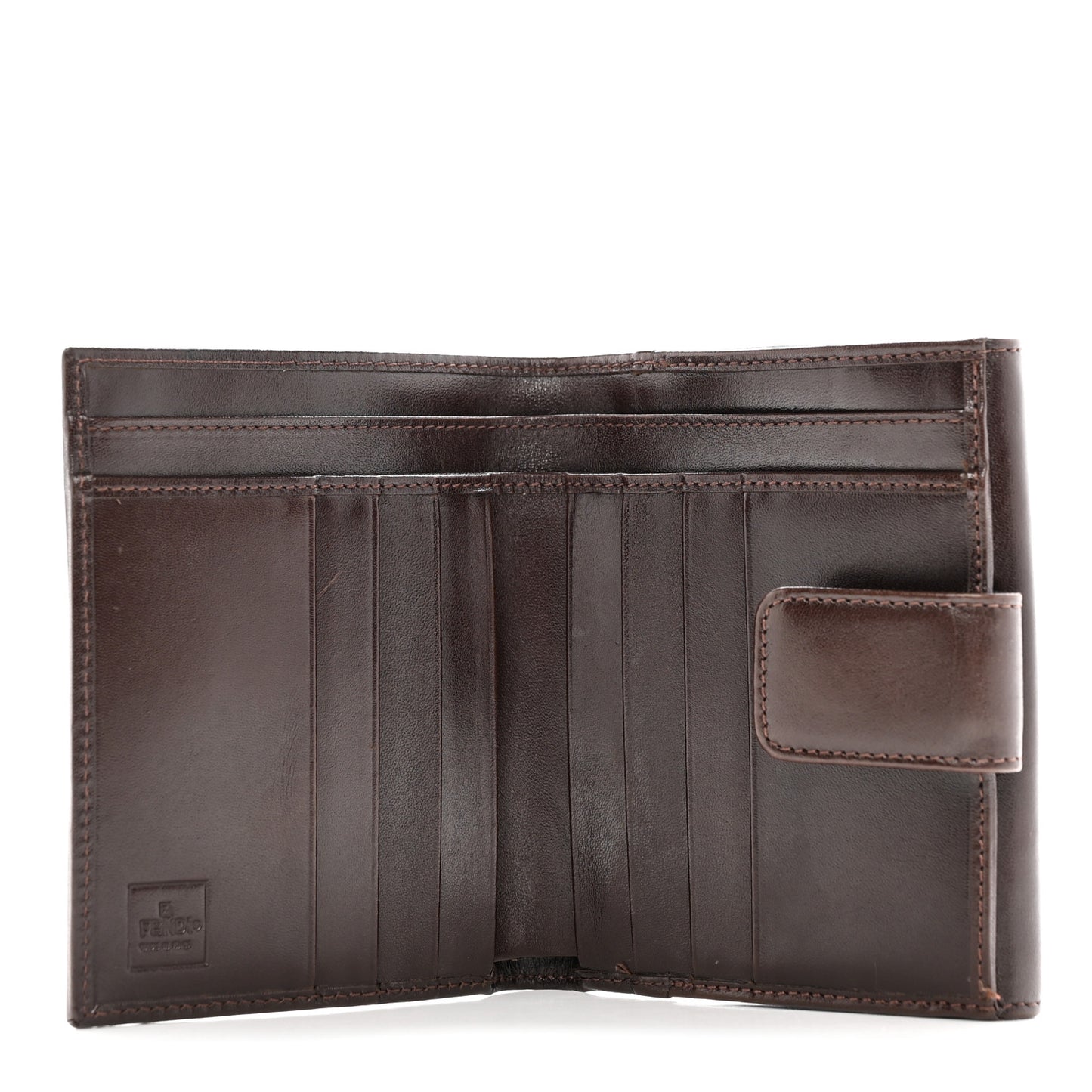Zucca Calfskin Donna Wallet Tobacco