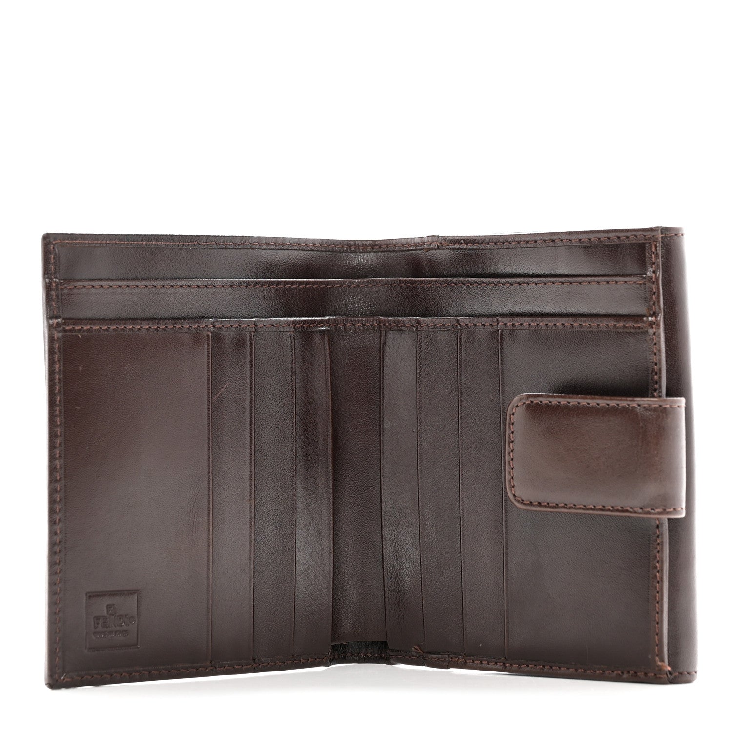 Fendi Zucca Calfskin Donna Wallet Tobacco 3 of 8