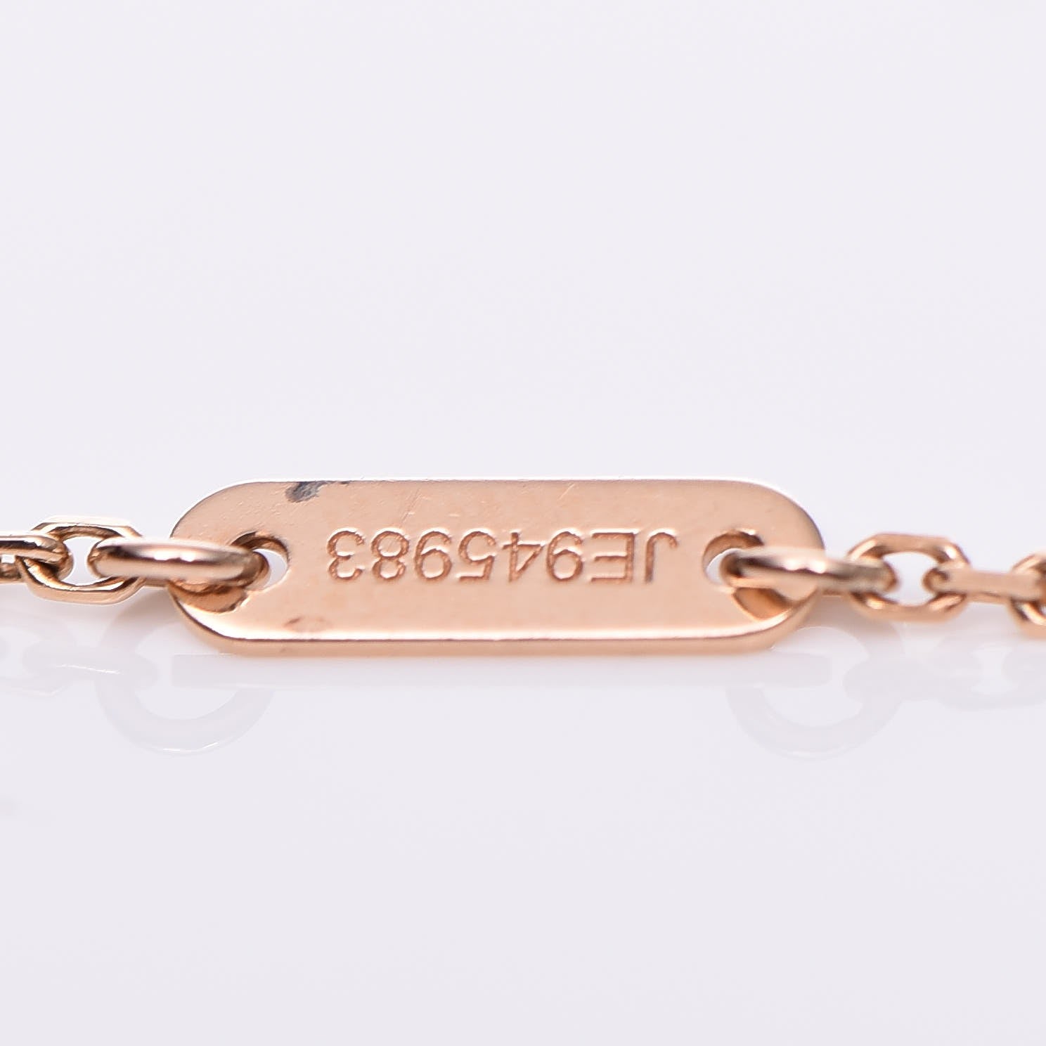 Van Cleef & Arpels 18K Rose Gold Carnelian Sweet Alhambra Bracelet 5 of 6