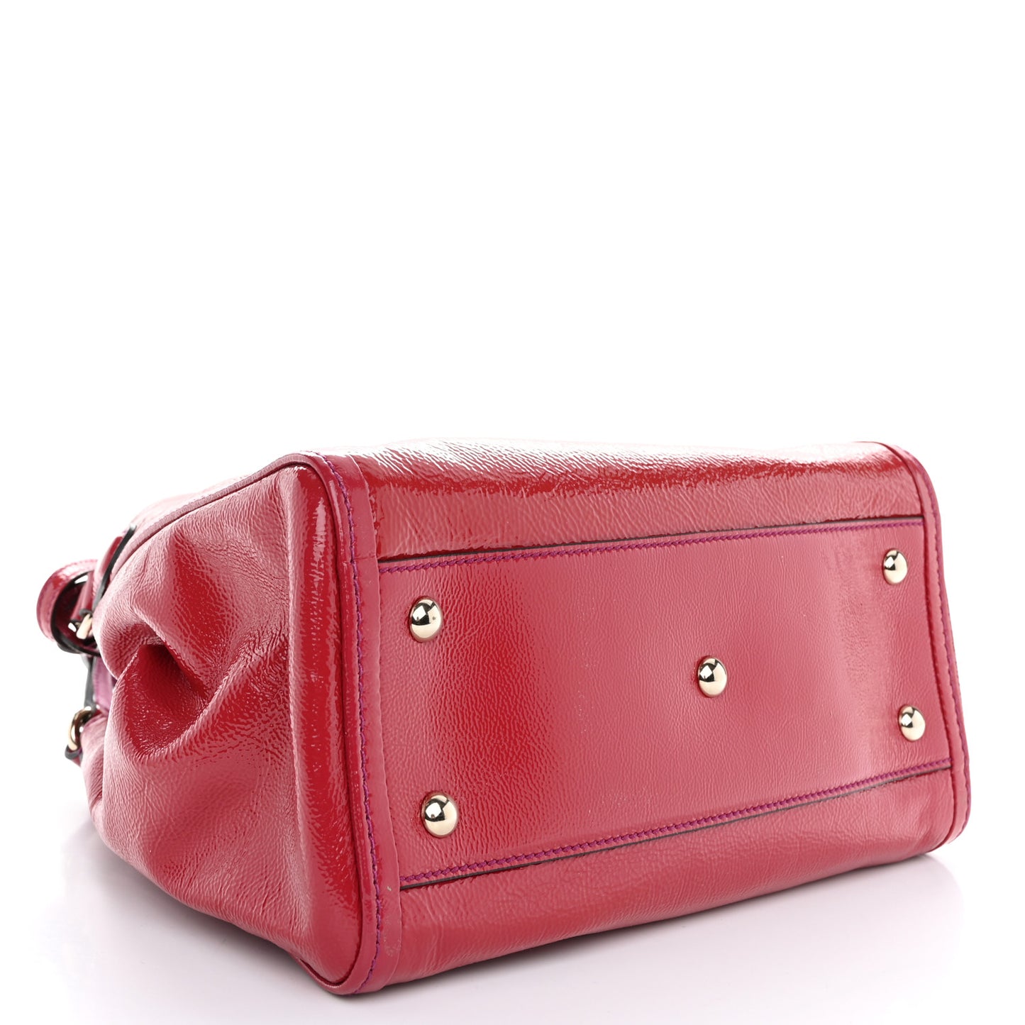 Patent Small Soho Shoulder Bag Bright Bougainvillea