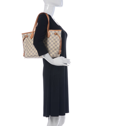 Louis Vuitton Damier Azur Neverfull PM 2 of 10