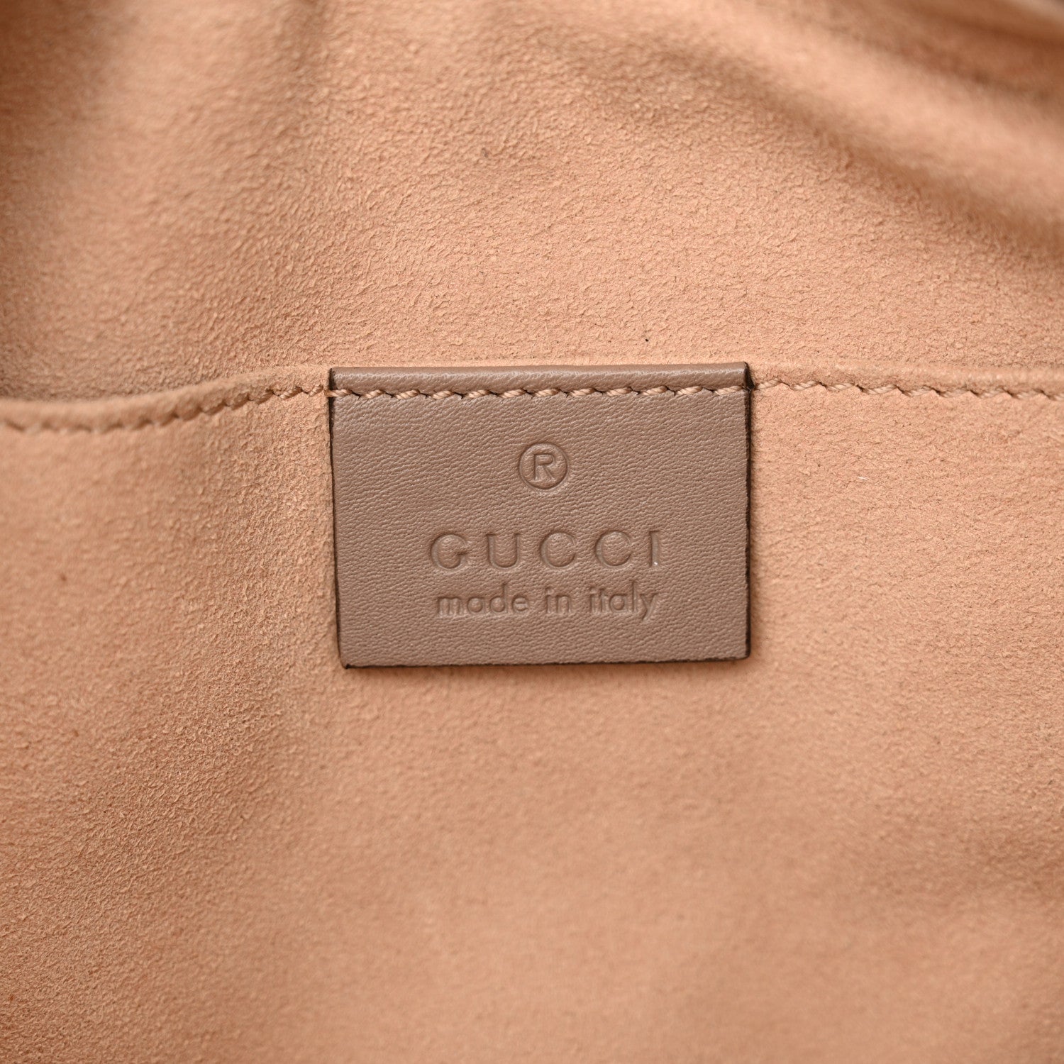 Gucci Calfskin Matelasse Small GG Marmont Chain Shoulder Bag Porcelain Rose 6 of 10
