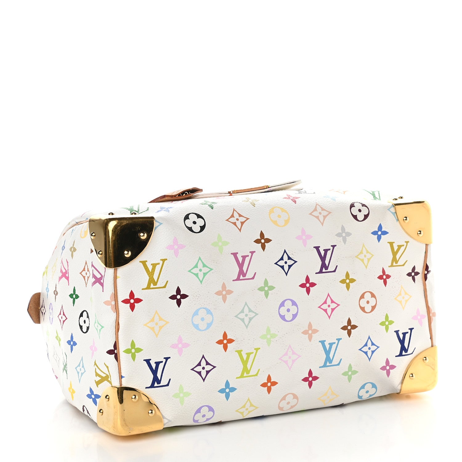 Louis Vuitton Monogram Multicolor Speedy 30 White 3 of 10