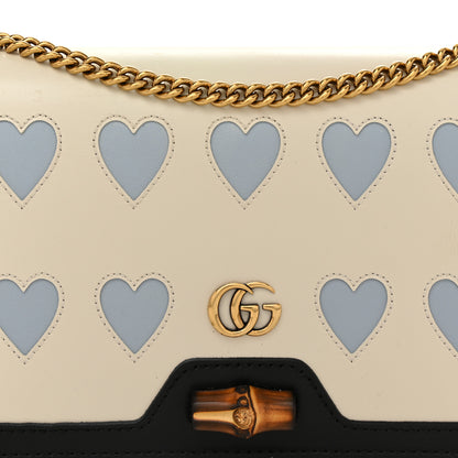 Gucci Calfskin Lovelight Mini Diana Chain Bag Mystic White Paradise Cloude 8 of 11