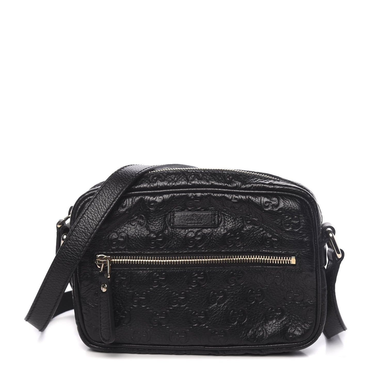 Guccissima Small Shoulder Bag Black