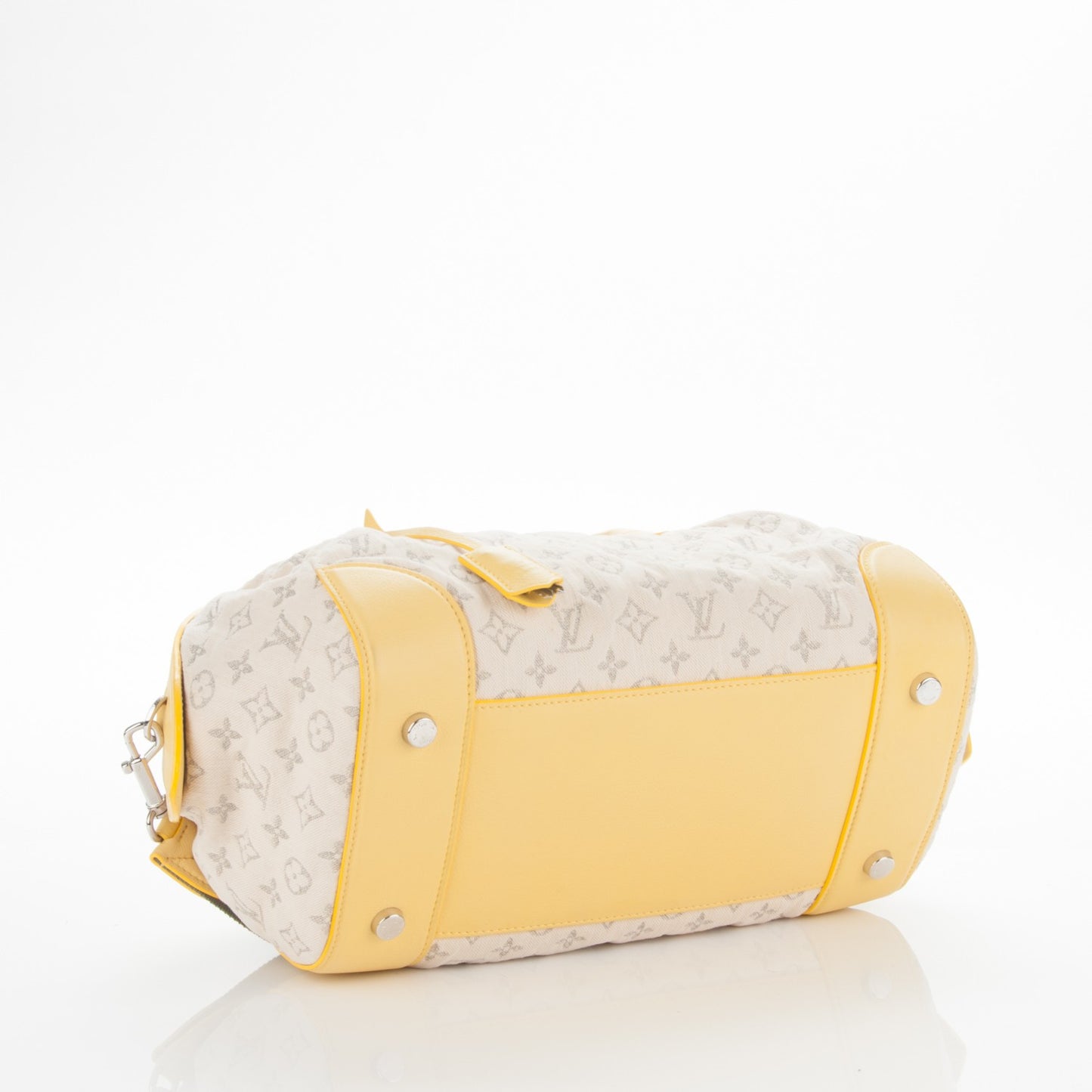 Monogram Denim Speedy Round Yellow
