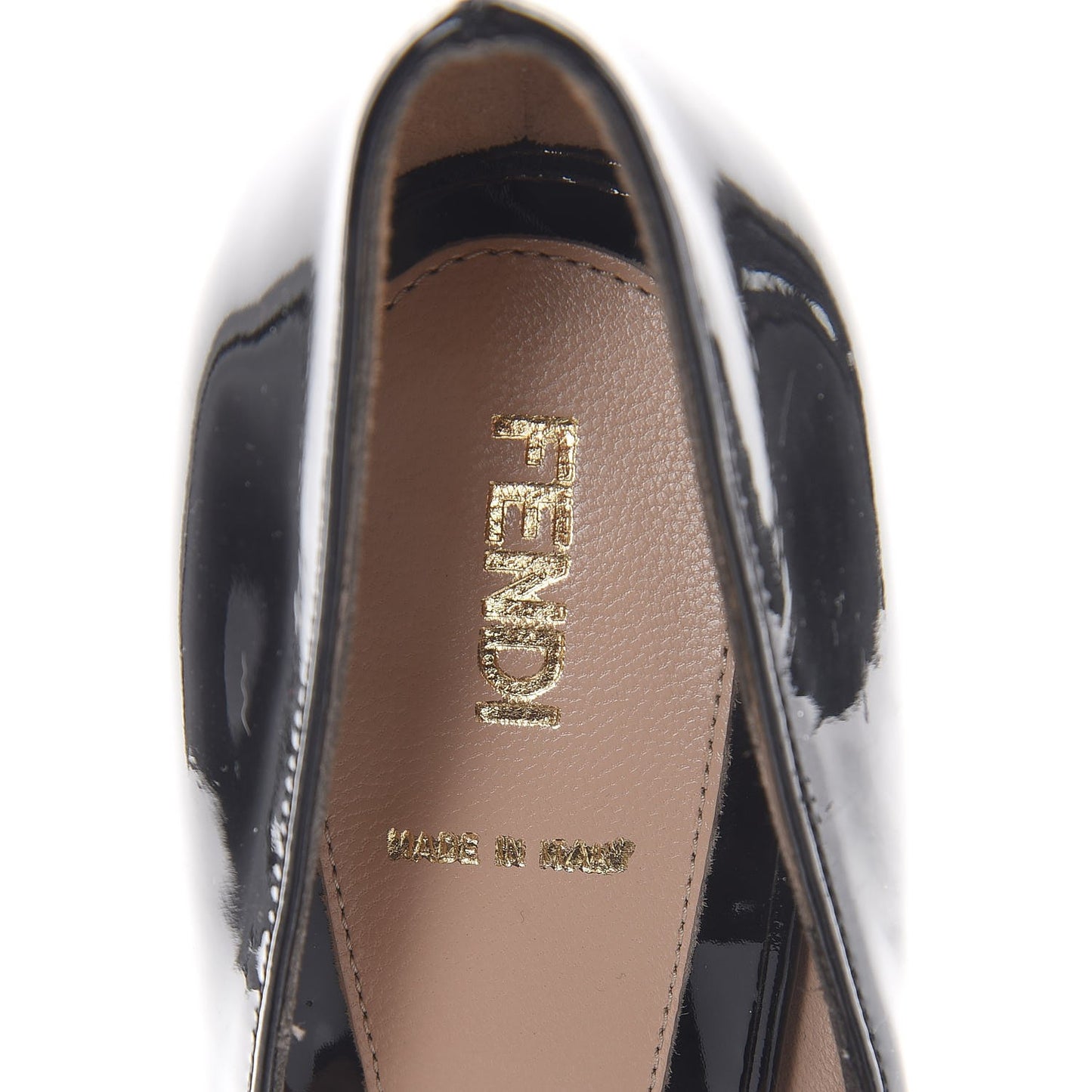 Patent Bow Platform Peep Toe Pumps 39 Black