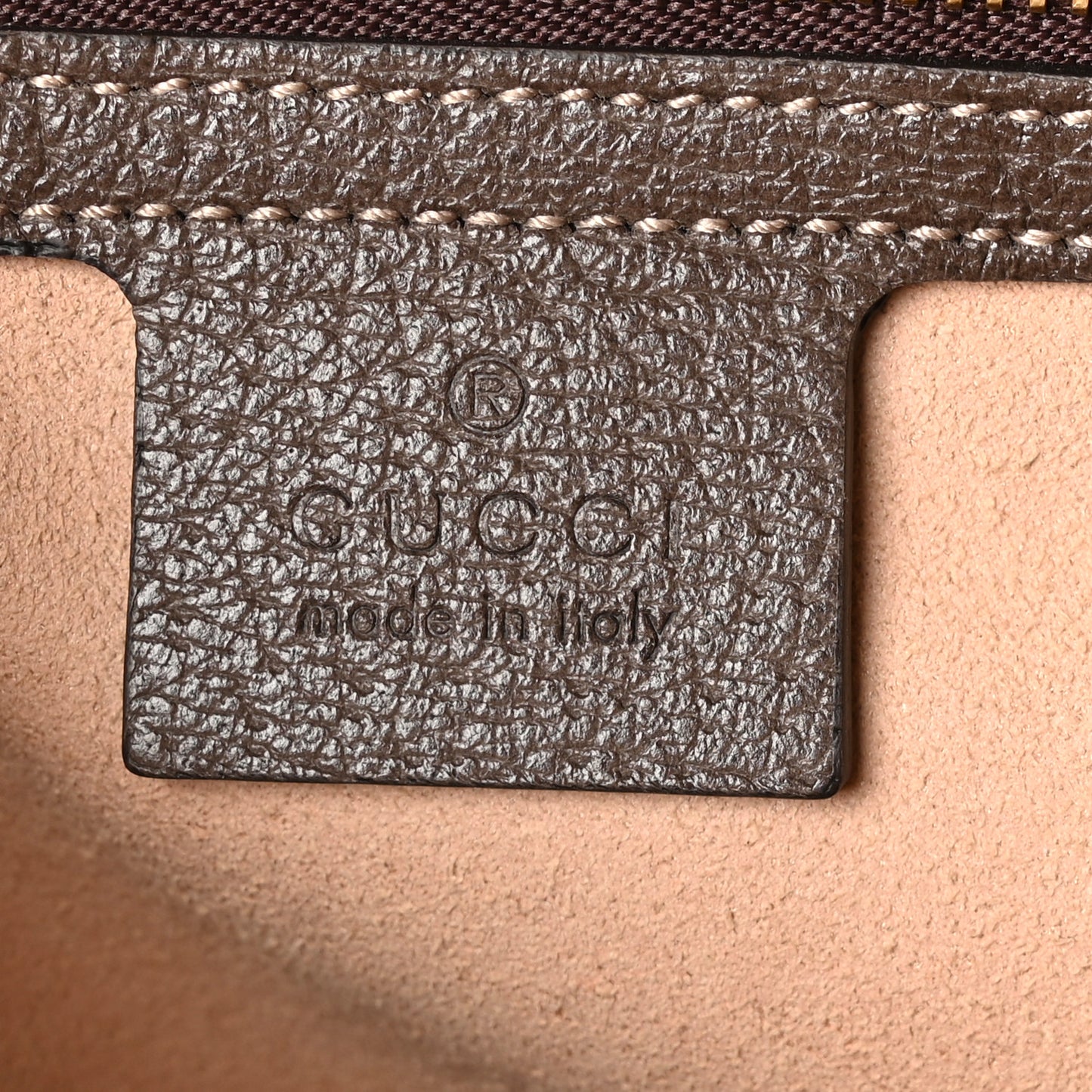 GG Supreme Monogram Web Small Ophidia Shoulder Bag Brown