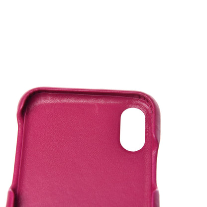 Chanel Lambskin Quilted iPhone X Coco Tech Case Fuchsia 7 of 8