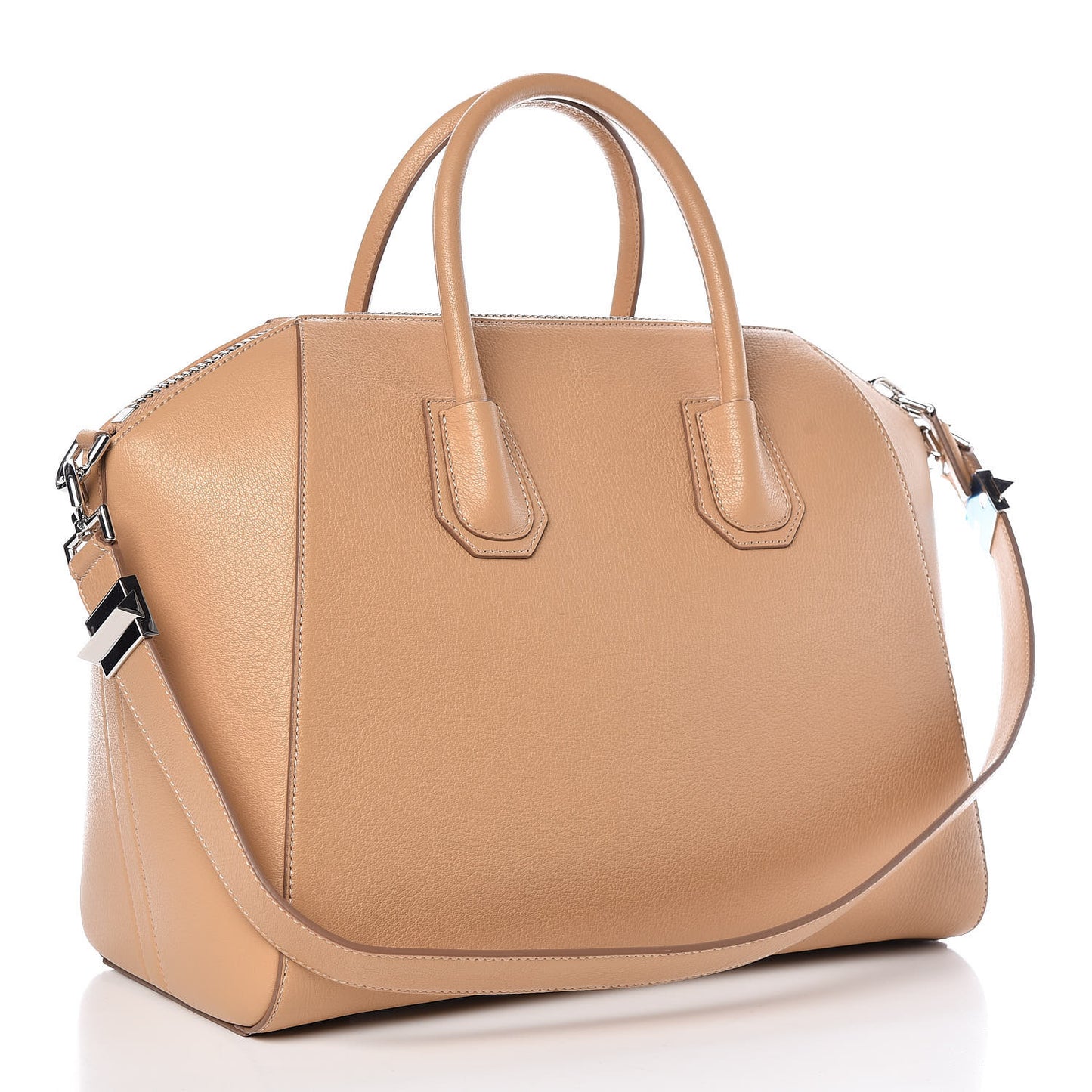 Sugar Goatskin Medium Antigona Light Beige