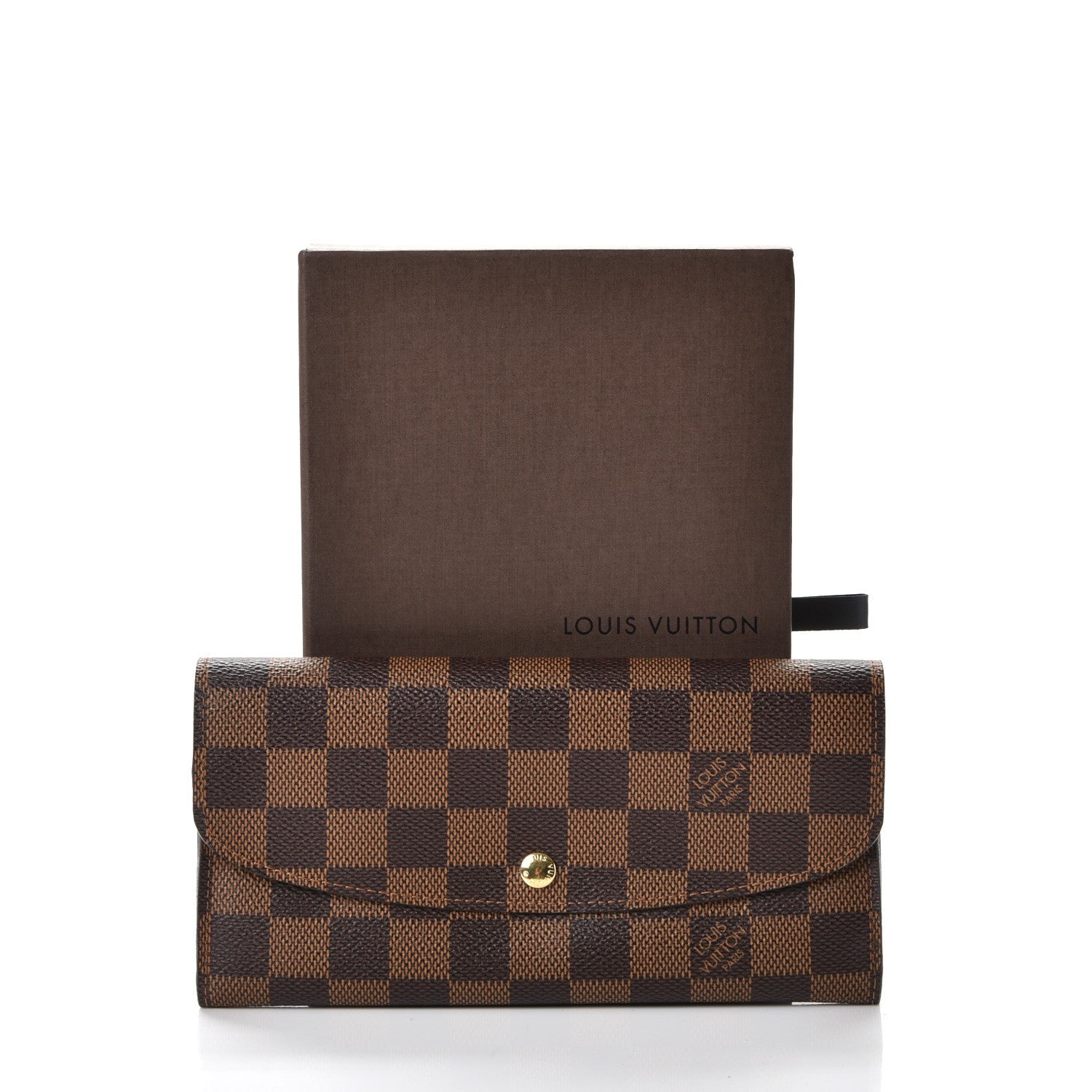 Louis Vuitton Damier Ebene Emilie Wallet 10 of 10