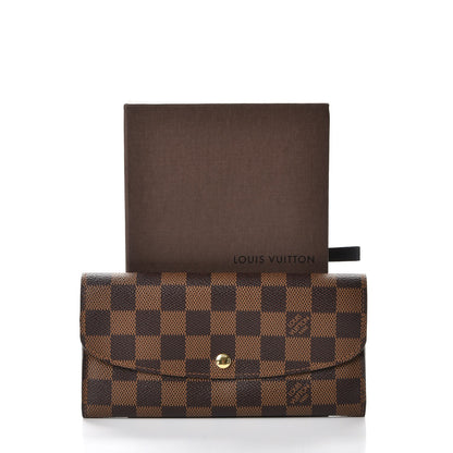 Louis Vuitton Damier Ebene Emilie Wallet 10 of 10