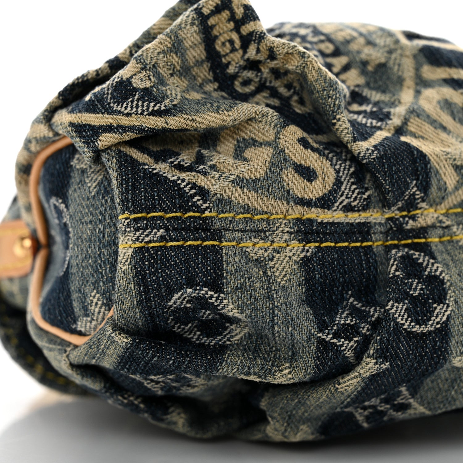 Louis Vuitton Denim Raye Mini Pleaty Blue 9 of 10