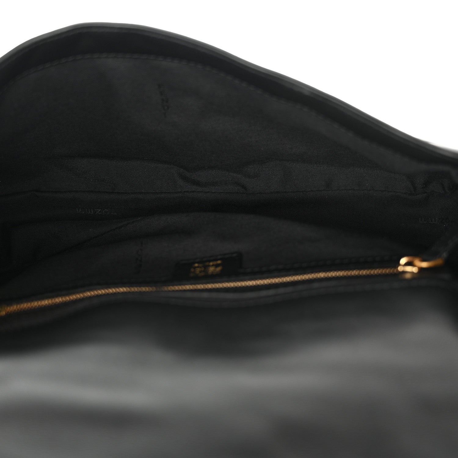 Fendi Nappa FF 1974 Embossed Baguette Black 7 of 11