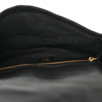Fendi Nappa FF 1974 Embossed Baguette Black 7 of 11