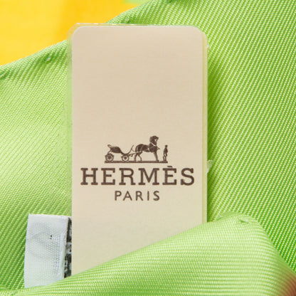 Hermes Silk Graff Graffiti Scarf 90 Rose Fluo Soleil Vert Fluo 5 of 6