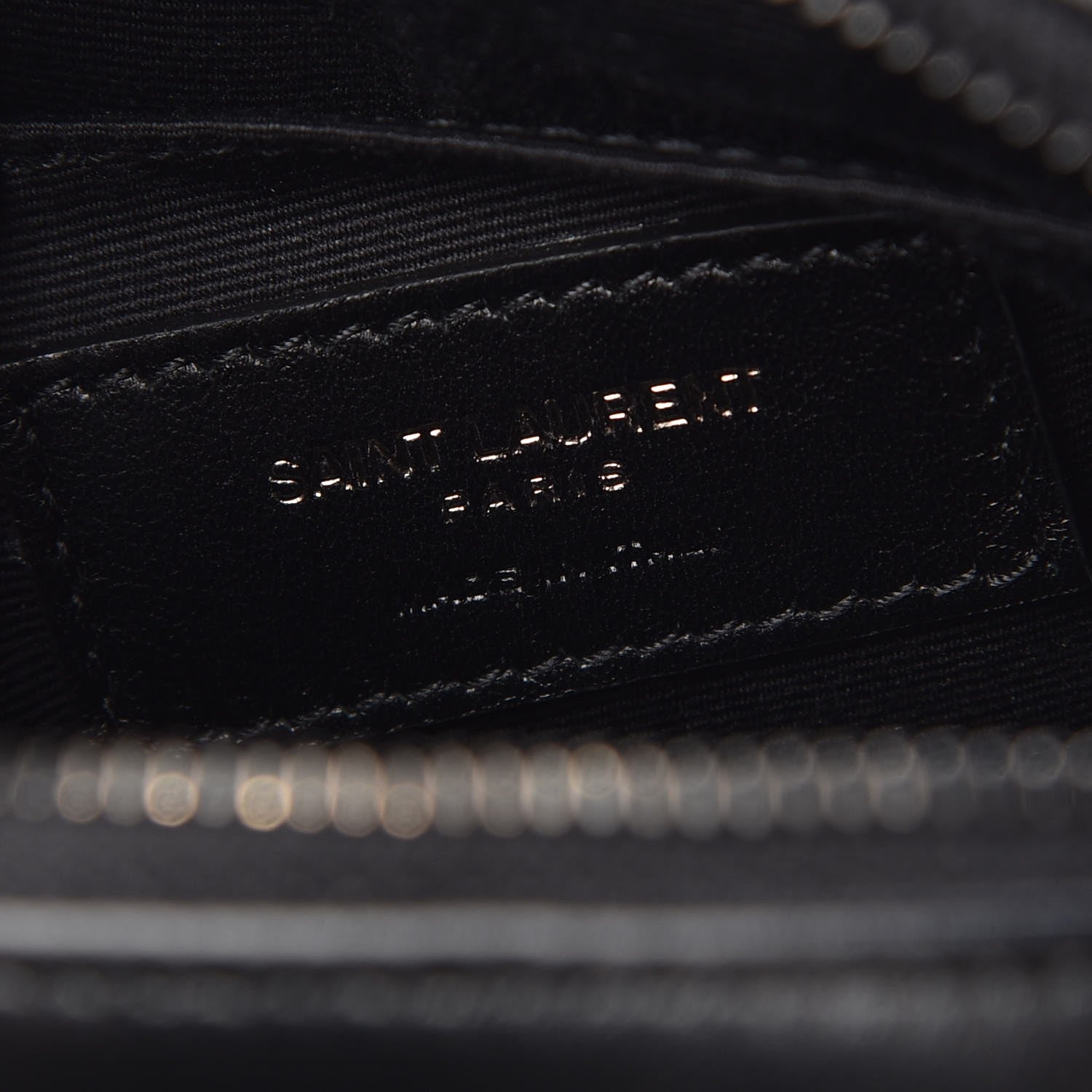 Saint Laurent Calfskin Matelasse Monogram Lou Belt Bag Black 6 of 7