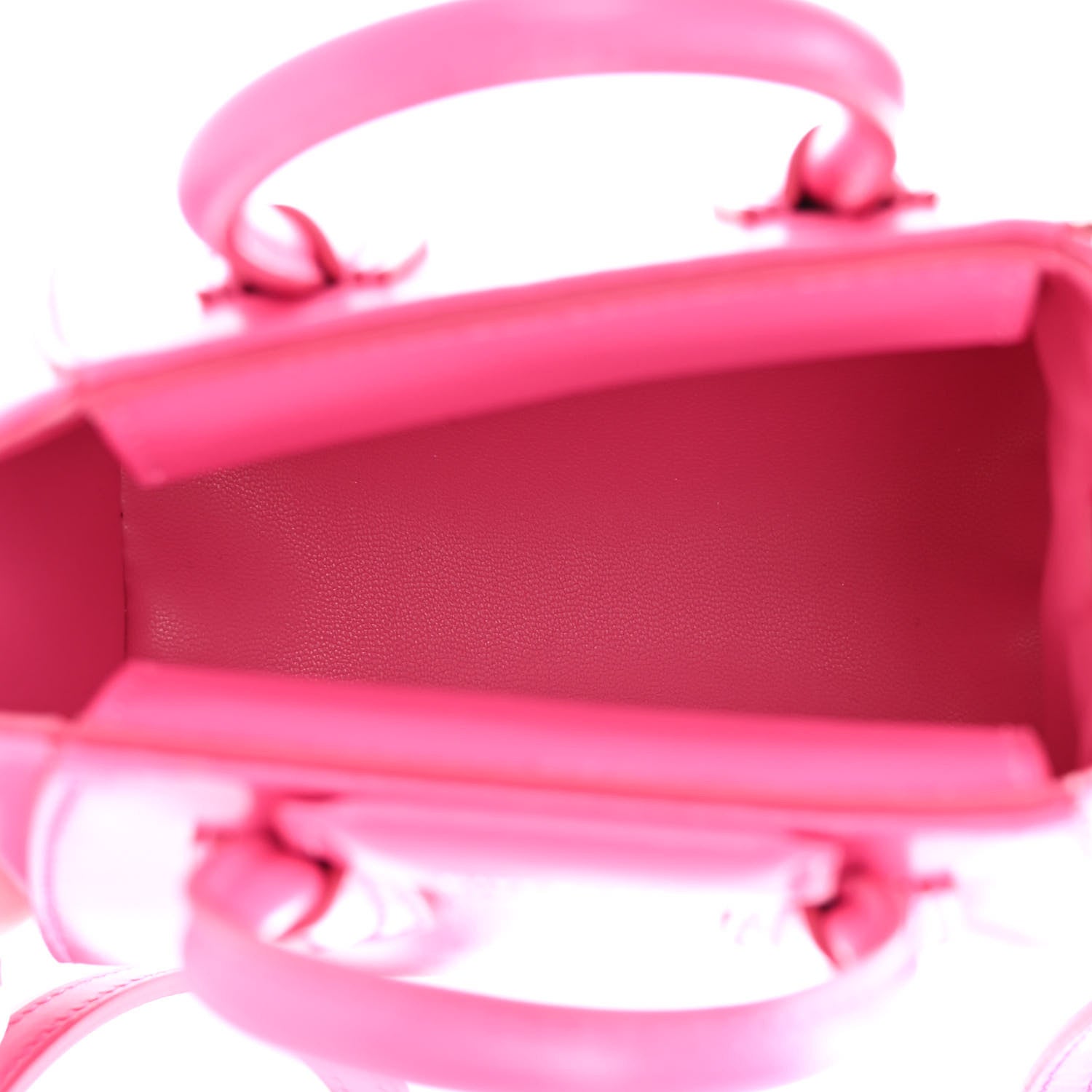Givenchy Shiny Lord Calfskin Micro Antigona Neon Pink 5 of 10