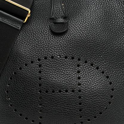 Hermes Taurillon Clemence Evelyne III PM Black 8 of 11