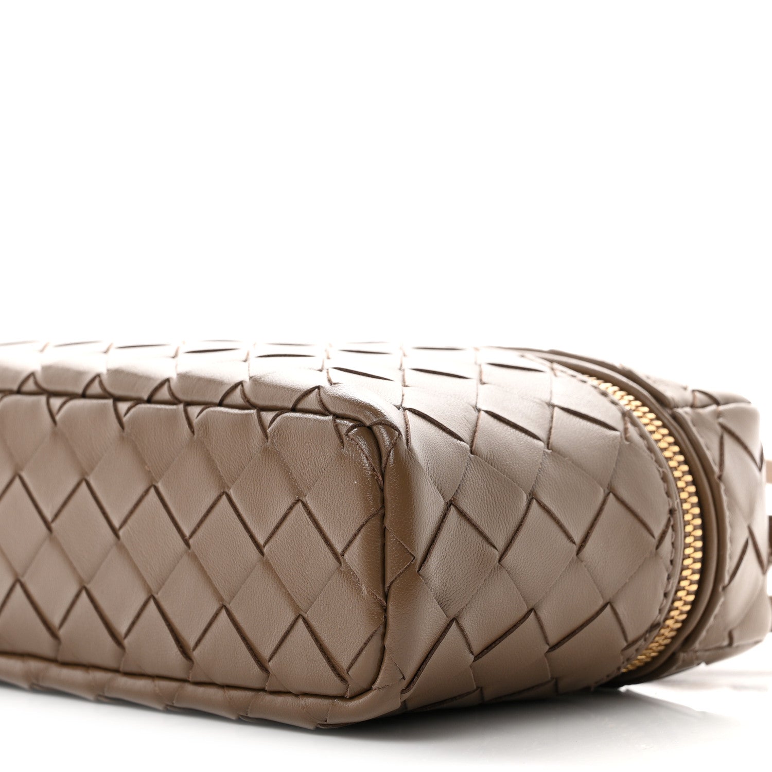 Bottega Veneta Calfskin Intrecciato Bang Bang Vanity Case Pinecone