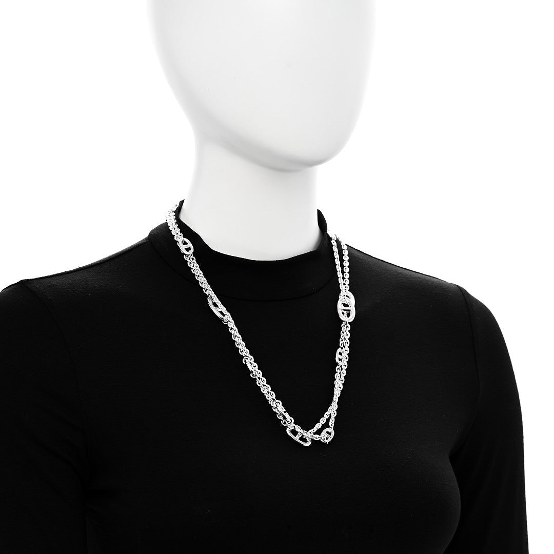 Hermes Sterling Silver Farandole Necklace 120 2 of 5