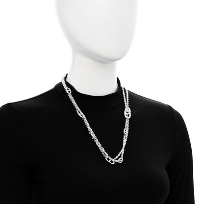 Hermes Sterling Silver Farandole Necklace 120 2 of 5