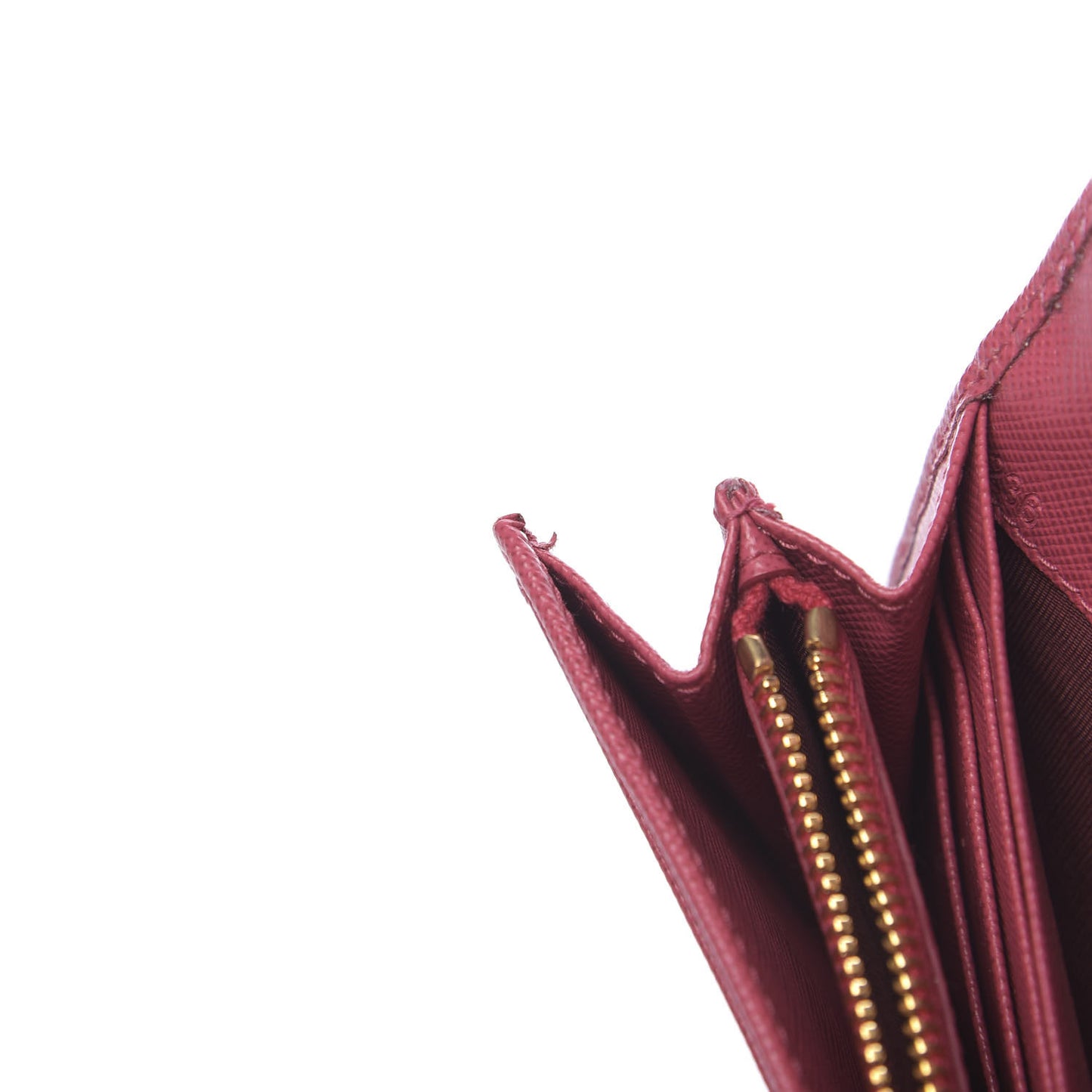 Saffiano Metal Continental Flap Wallet Peonia