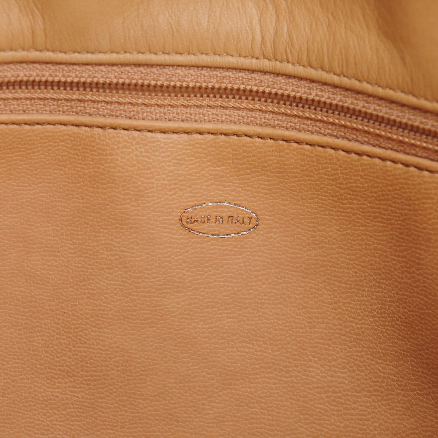 Lambskin Quilted Shoulder Bag Beige