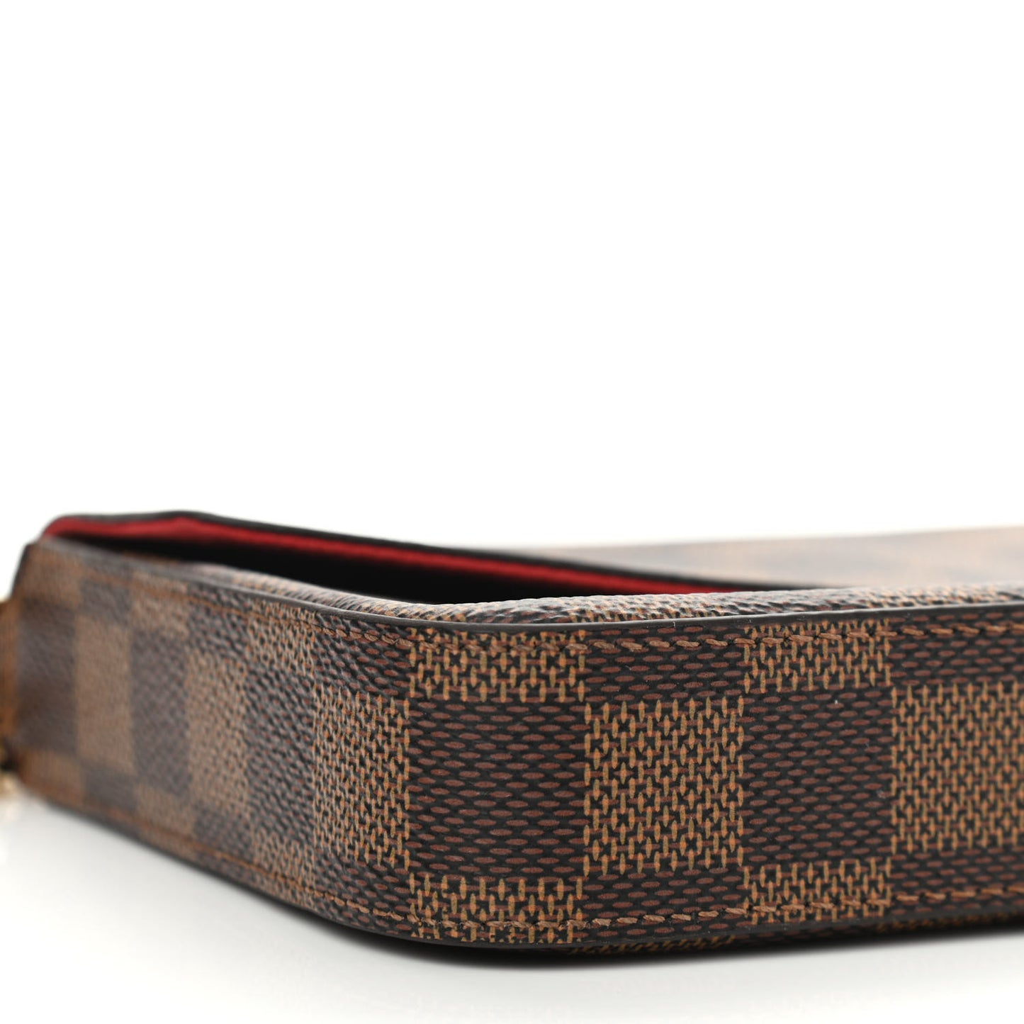 Damier Ebene Pochette Felicie Chain Wallet
